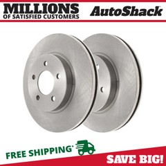 Front Brake Rotors Pair 2 for Chevy Equinox Pontiac Torrent 2002-2007 Saturn Vue