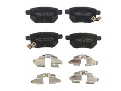 10.2 inch Rear Drilled Slotted Rotors Brake Pads fit Toyota Corolla 2014 2015