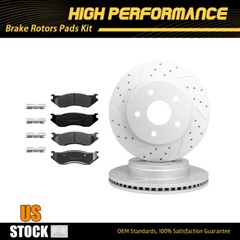 Front Disc Brake Rotors Ceramic Pads For Dodge RAM 1500 2004 – 2006 Durango
