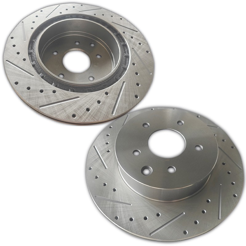 12.13 inch 308MM Rear DRILLED Brake Rotor Fit EX35 G25 G35 G37 M35 M45 350Z 370Z