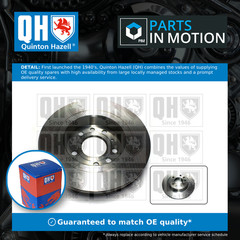2x Brake Discs Pair Solid fits CADILLAC BLS 2.0 Rear 2006 on 278mm Set QH New