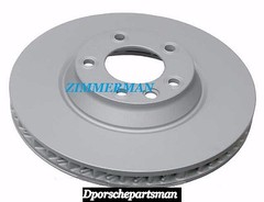 Porsche Cayenne Brake Disc ( 350 x 34 mm ) { Front Left } ZIMMERMAN NEW
