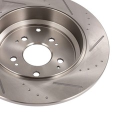 6X Rear Slotted Brake Rotors & Ceramic Pads Fits Acura ZDX 2010 2011 2012 2013