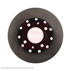 2X APEC Rear Brake Discs for CITROËN C4 X 2022- 249mm Solid DSK3629