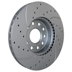 Front Brake Kit 288mm Drilled Disc Rotors Bosch Ceramic Pads For VW Beetle Jetta