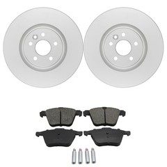 Bosch QuietCast Front Rotors & Ceramic Disc Brake Pad Kit For V70 XC70 L6 08-09