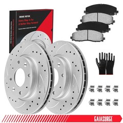 12.99” Front Rotors Brake Pads for 2012 – 2021 Journey Pacifica Town & Country