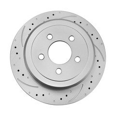Front Rear DRILLED Rotors + Brake Pads for 2008 – 2012 Dodge Nitro Jeep Liberty
