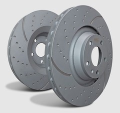 EBC GD7554 GD Sport Dimple Drilled & Slotted Brake Rotors – Rear Set