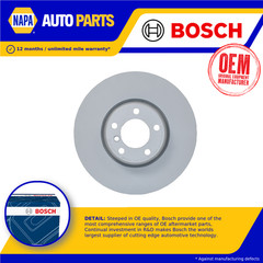 2x Brake Discs Pair Vented fits BMW 318D 2.0D Front 12 to 21 N47D20C 340mm Set