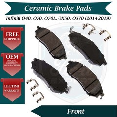 ACDelco OEM Front Ceramic Brake Pads Kit For 2014-2019 Infiniti 9 Yr Warranty
