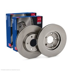 2x APEC Front Brake Discs For SEAT IBIZA Mk IV (6J5, 6P1) 1.6 LPG 2011-15