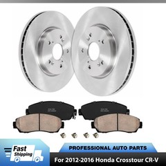 AWD 11.65 inch Front Disc Brake Rotors Pads for 2012-2016 Honda Crosstour CR-V