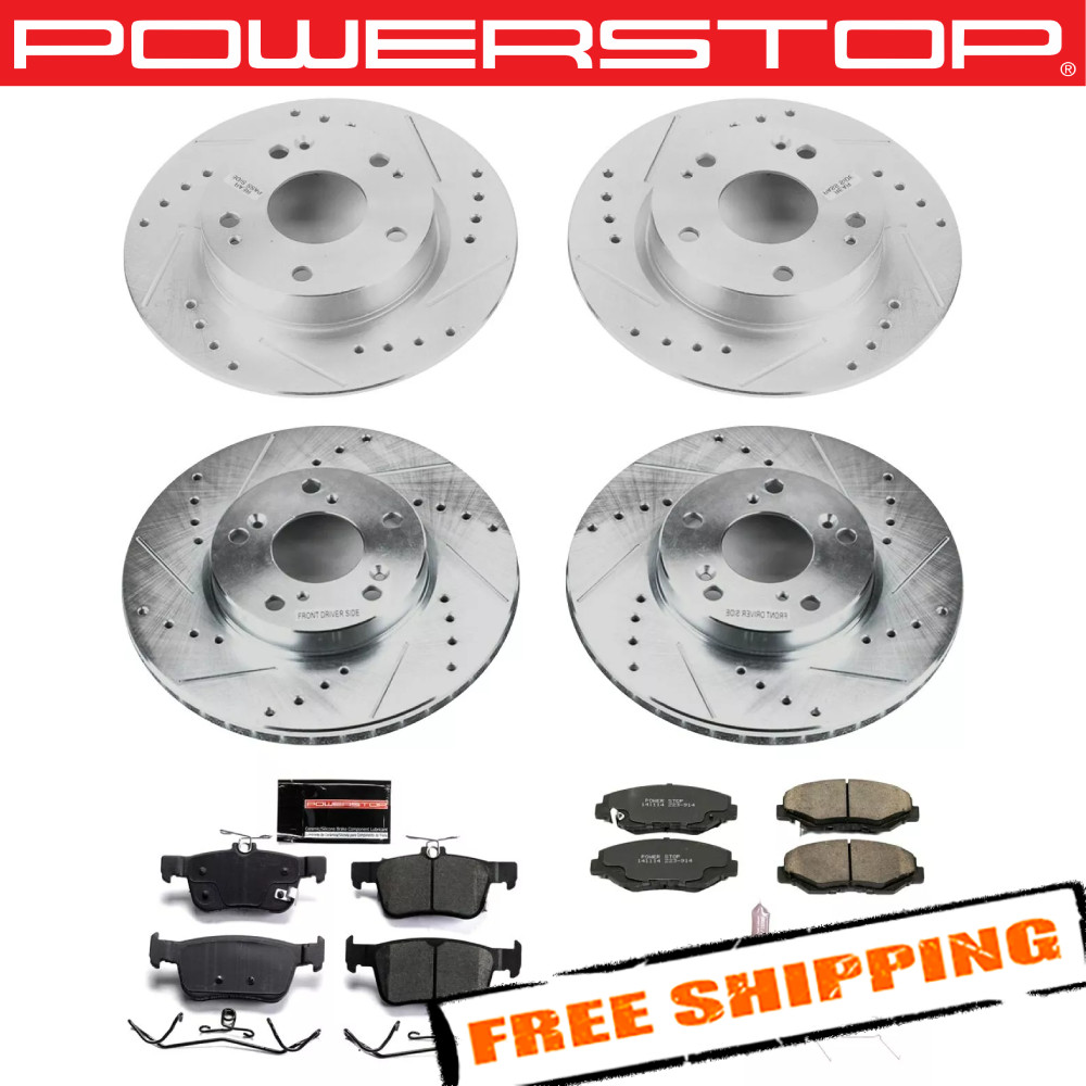 Power Stop 1-Click Z23 Evolution Sport Brake Kit for 16-21 Honda Civic
