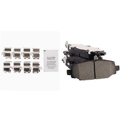 TRQ Brake Pad & Rotor Kit Brake Rotor For 2018-2020 Jeep Wrangler