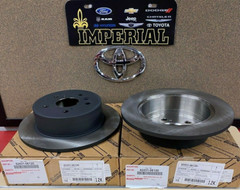 2012-2017 TOYOTA CAMRY GENUINE OEM NEW OEM REAR DISC BRAKE ROTORS 4243106120 x 2