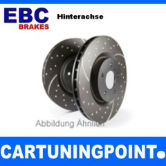 EBC Brake Discs Rear Turbo Groove for Audi A4 8EC,B7 GD1572