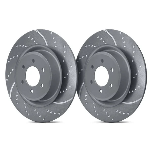 For Jeep Cherokee 14-23 Brake Rotors EBC 3GD Series Sport Dimpled & Slotted
