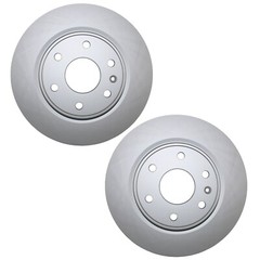 Bison Performance Set Front Coated 325mm Brake Rotors for Chevy GMC Buick Saturn