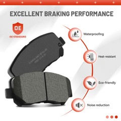 302mm Front+316mm Rear Drilled Rotors Brake Pads Set For Jeep Wrangler 2007-2017