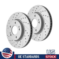 280mm For Hyundai Sonata Kia Forte Koup Forte5 Front Drilled Disc Brake Rotors
