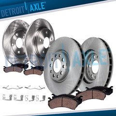 Front and Rear Disc Brake Rotors Brake Pads for 2016 – 2018 Buick Envision