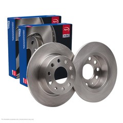 2x APEC Rear Brake Discs For SEAT ALTEA (5P1) 1.6 LPG 2009-13 SDK6087 SDK6087