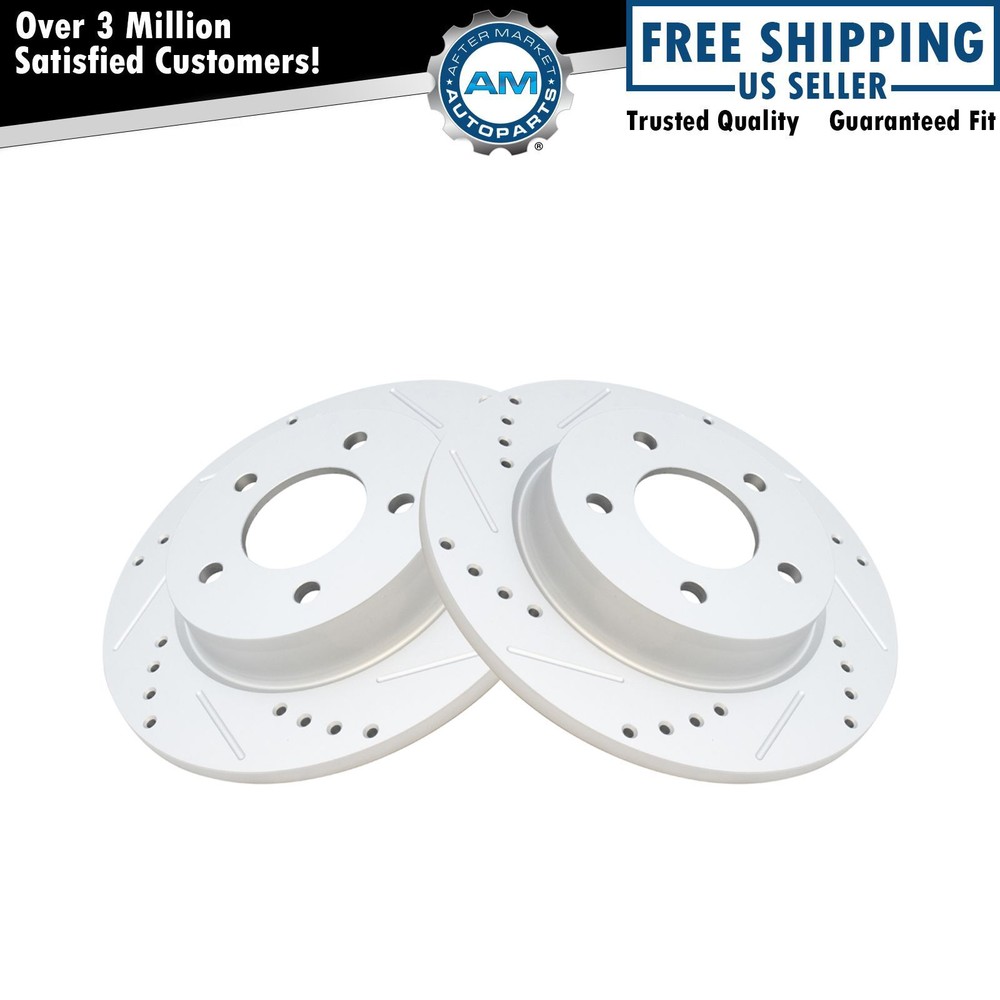 Rear Brake Rotors Set For 2004-2013 Mazda 3