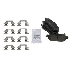 Rear Brake Pad & Rotor Kit Semi-Metallic Fits Nissan