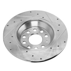 Rear Drilled Disc Brake Rotors for Audi Q3 TT Quattro Volkswagen Jetta Tiguan