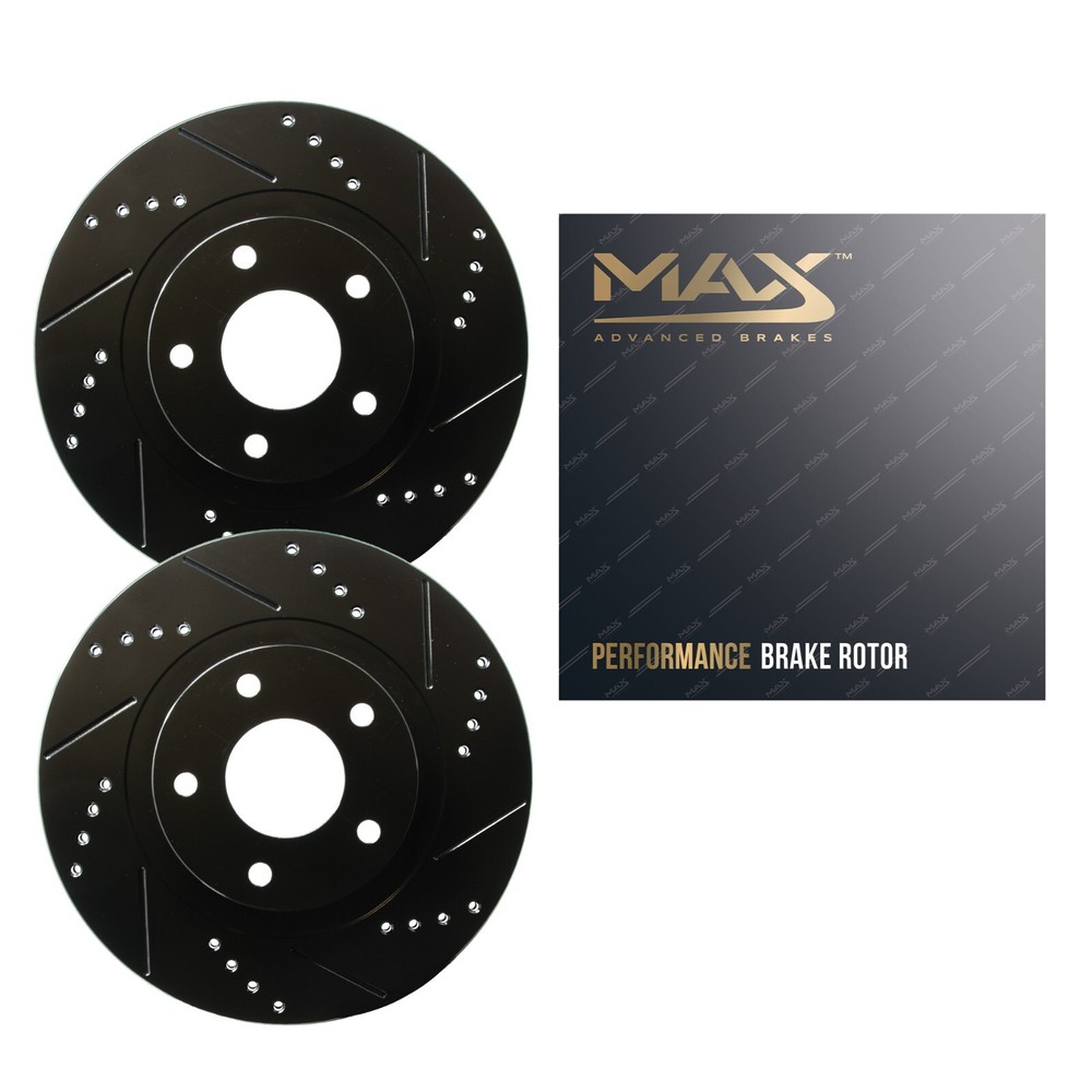 Front Drilled Slotted Rotors for 2012-2016 Chevrolet Malibu Limited Buick Regal