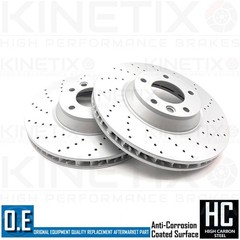 FOR AUDI Q7 VW TOUAREG PORSCHE CAYENNE FRONT REAR DRILLED BRAKE DISCS PADS WIRES