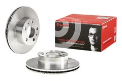 Brembo Front OE Brake Rotors Pair for Volvo 240 242 244 245 262 264 265 DL GLE