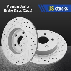 268mm Rear Drilled Disc Brake Rotors for Chevrolet Cruze Sonic Trax Buick Encore