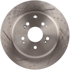 Rear Drilled Slotted Brake Rotors For ACURA MDX 2010 2011 2012 2013 ZDX