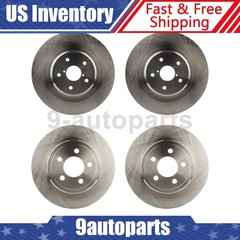 Front Rear 4pcs Disc Brake Rotors for 2019 2020 Subaru Ascent