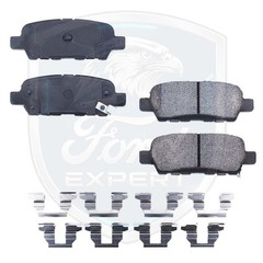 NEW OE Front & Rear Ceramic Brake Pads Kit For 2006-2013 Infiniti 9 Yr Warranty