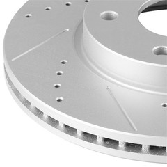 Front Slotted Drilled Brake Rotors Discs For KIA FORTE5 2014 – 2018 2019 EX LX S