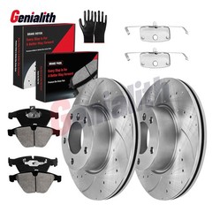 312mm Front Brake Rotor Ceramic Pad for 2010 2011 2012 2013 BMW 328i xDrive