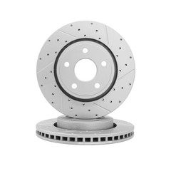 Front Drilled Disc Brake Rotors Pads For Jeep Grand Cherokee Commander 05 – 10