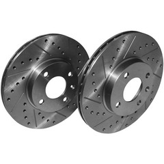 2x 256mm Front Disc Brake Rotors for Chevrolet Spark 2016 2017 2018 2019-2022