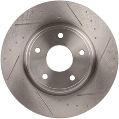 Rear Slotted Brake Rotors For Dodge Grand Caravan 12-2016 For Ram C/V 2012-2015