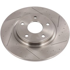 Rear Slotted Brake Rotors For Dodge Grand Caravan 12-2016 For Ram C/V 2012-2015