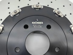 For Nissan GT-R Two-Piece Drilled Floating Performance Front Disc Brake Rotor