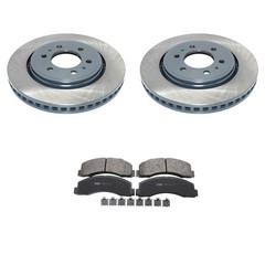 DuraGo Front Rotors TRW Pro Semi-Metallic Pad Kit For Expedition F-150 Navigator