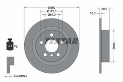 TEXTAR Brake Discs Front & Rear Fits BMW 2 Series Mini Mini Mini Clubman