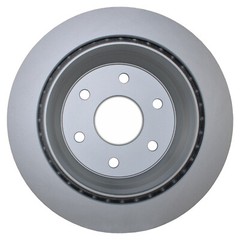 Bison Performance Pair Set of 2 Rear Coated 325mm Brake Rotors for Chevrolet GMC