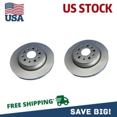 For Maserati Ghibli Rear Brake Disk Rotors Smooth 2 Pcs #6567 US Stock Hot Sales