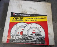 AUTO SPECIALTY AR-8340R & AR-8340L RIGHT and LEFT BRAKE ROTORS NEW IN BOX
