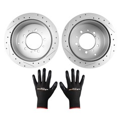 13.58in Rear L&R Brake Rotors Kit for Lexus LX570/Toyota Land Cruiser 2008-2021